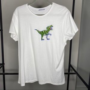 Zara limited edition T-Rex dinosaur tee